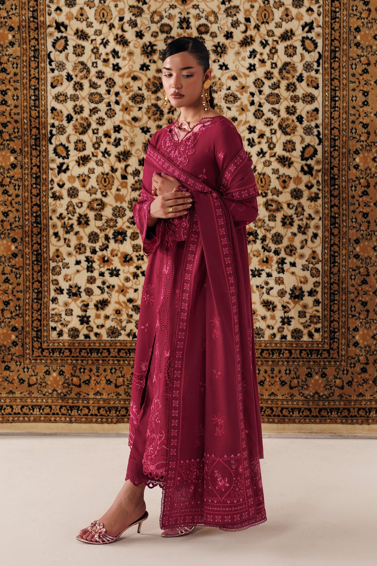 Qalamkar | Q Line Lilen Winter | QLW-02 ALEENA