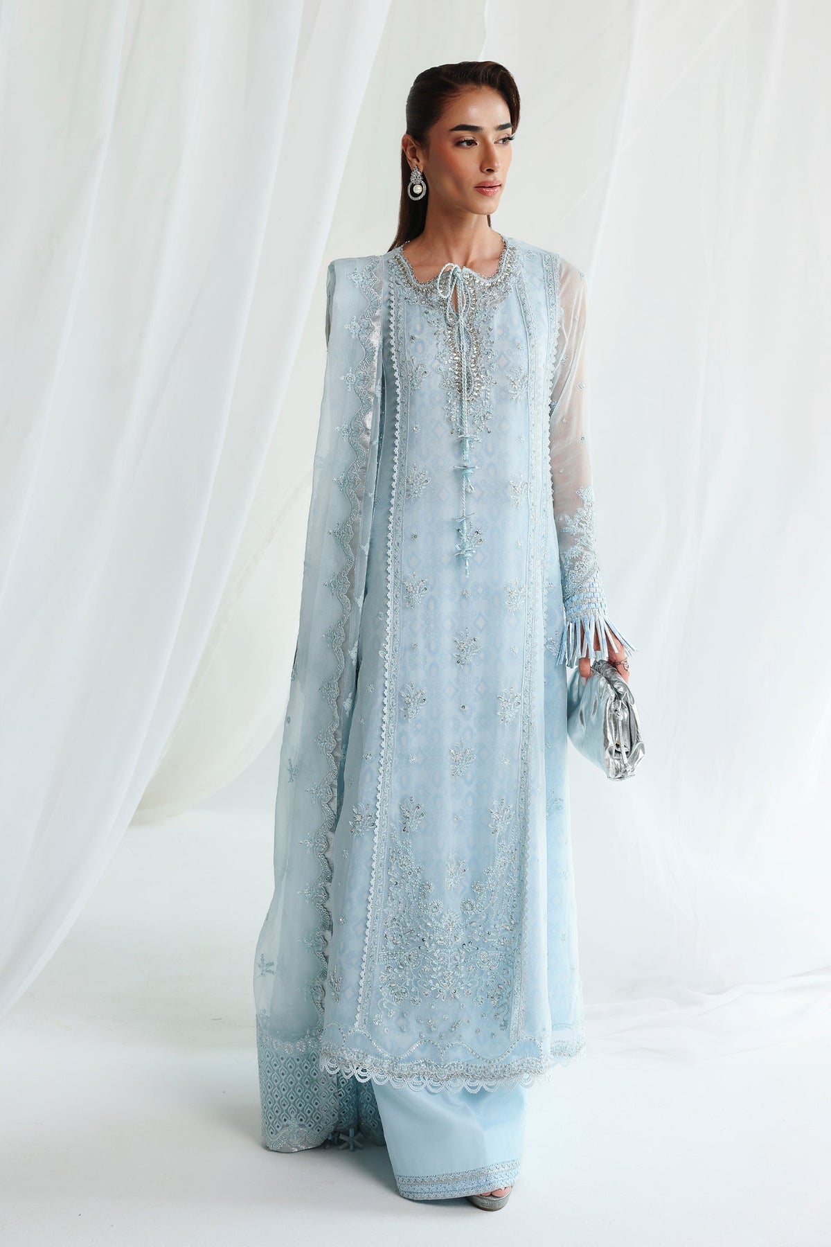 Qalamkar | Chiffon Festive 26 | QCC-08 SONA