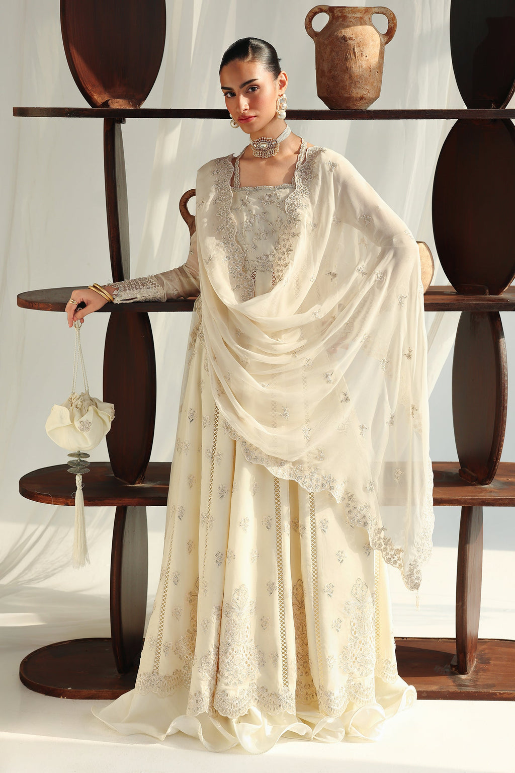 Qalamkar | Chiffon Festive 26 | QCC-07 AMERA
