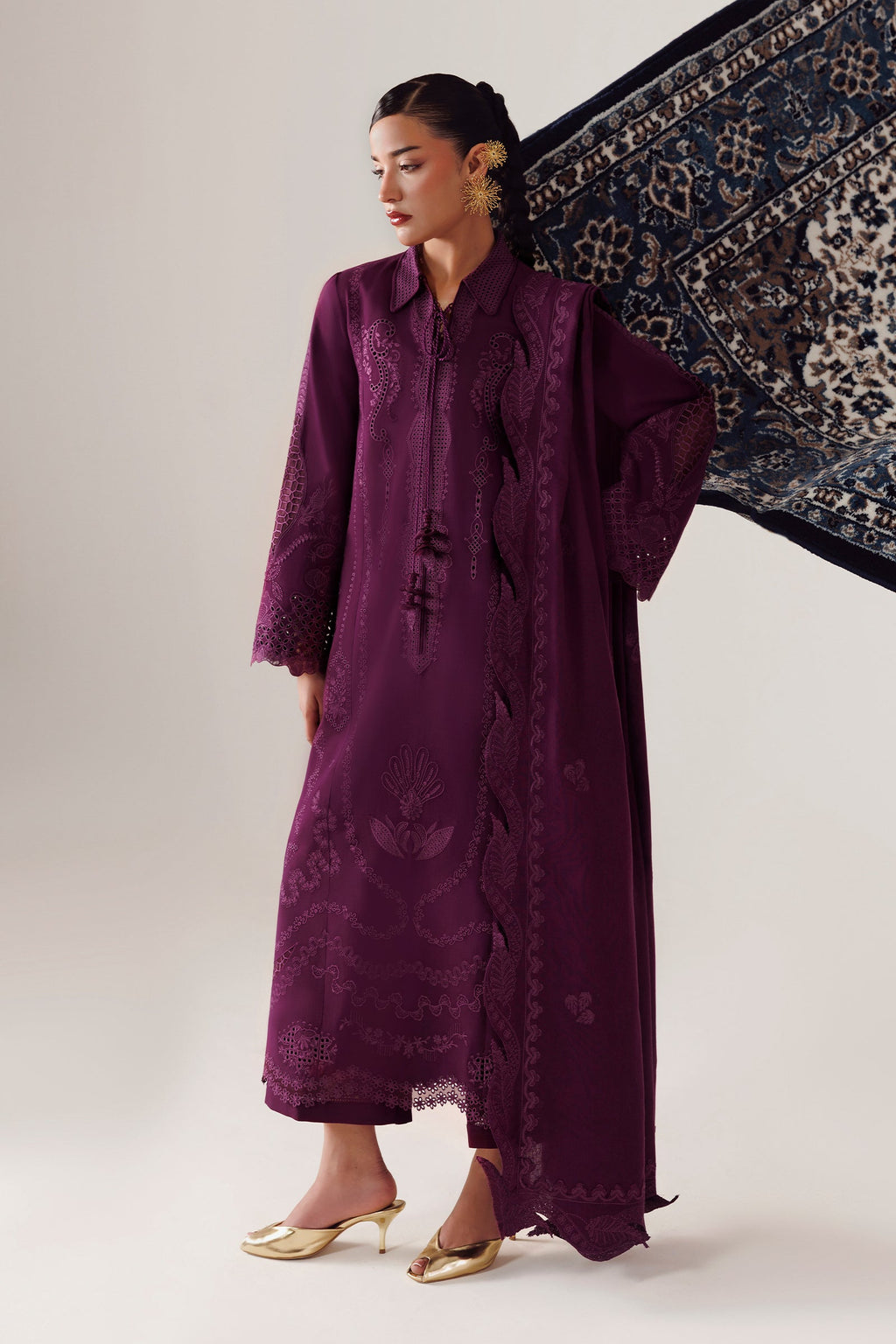Qalamkar | Q Line Lilen Winter | QLW-07 MAHEEN