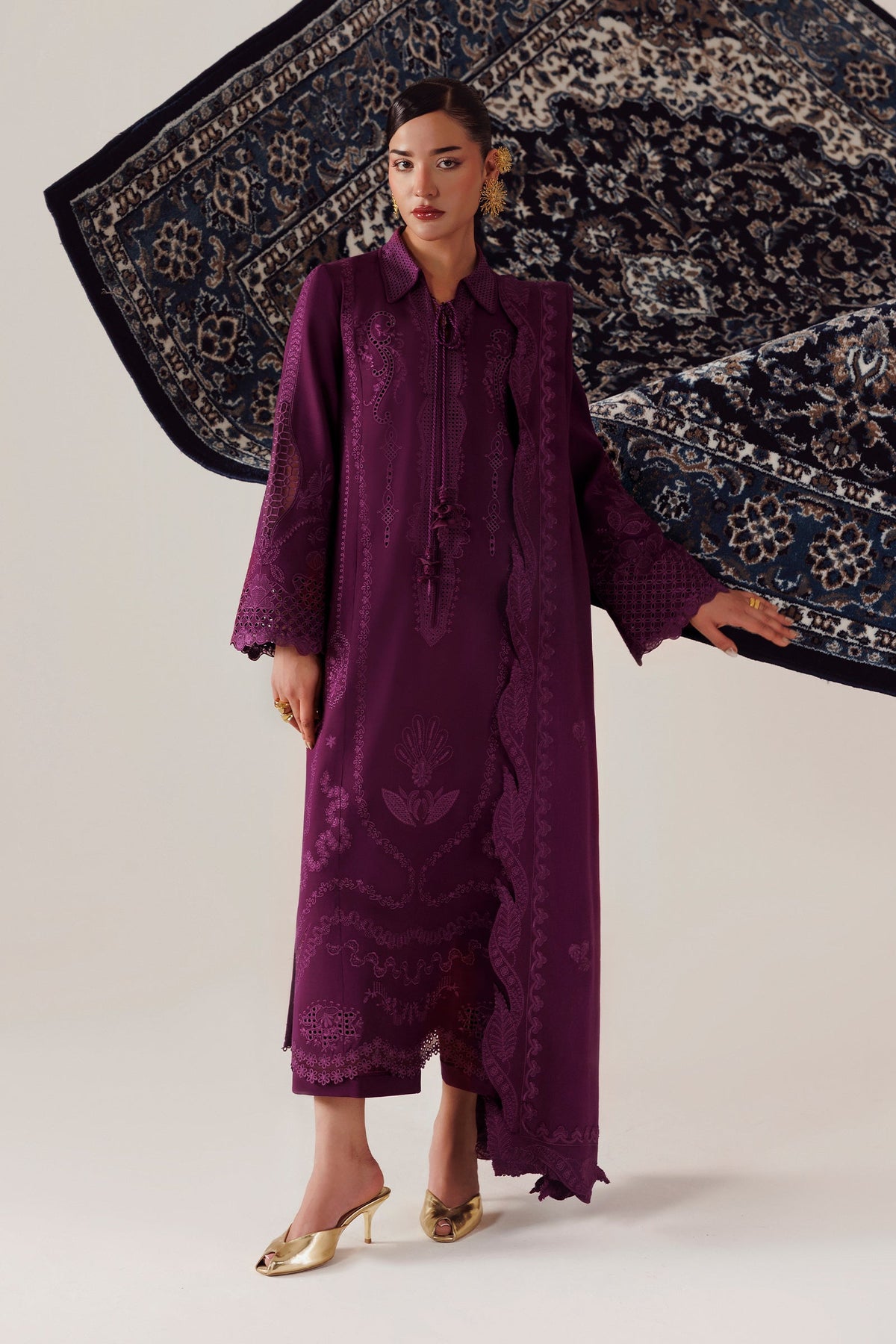 Qalamkar | Q Line Lilen Winter | QLW-07 MAHEEN