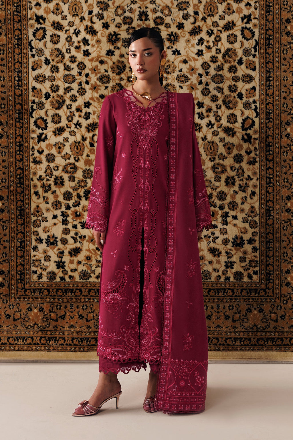 Qalamkar | Q Line Lilen Winter | QLW-02 ALEENA