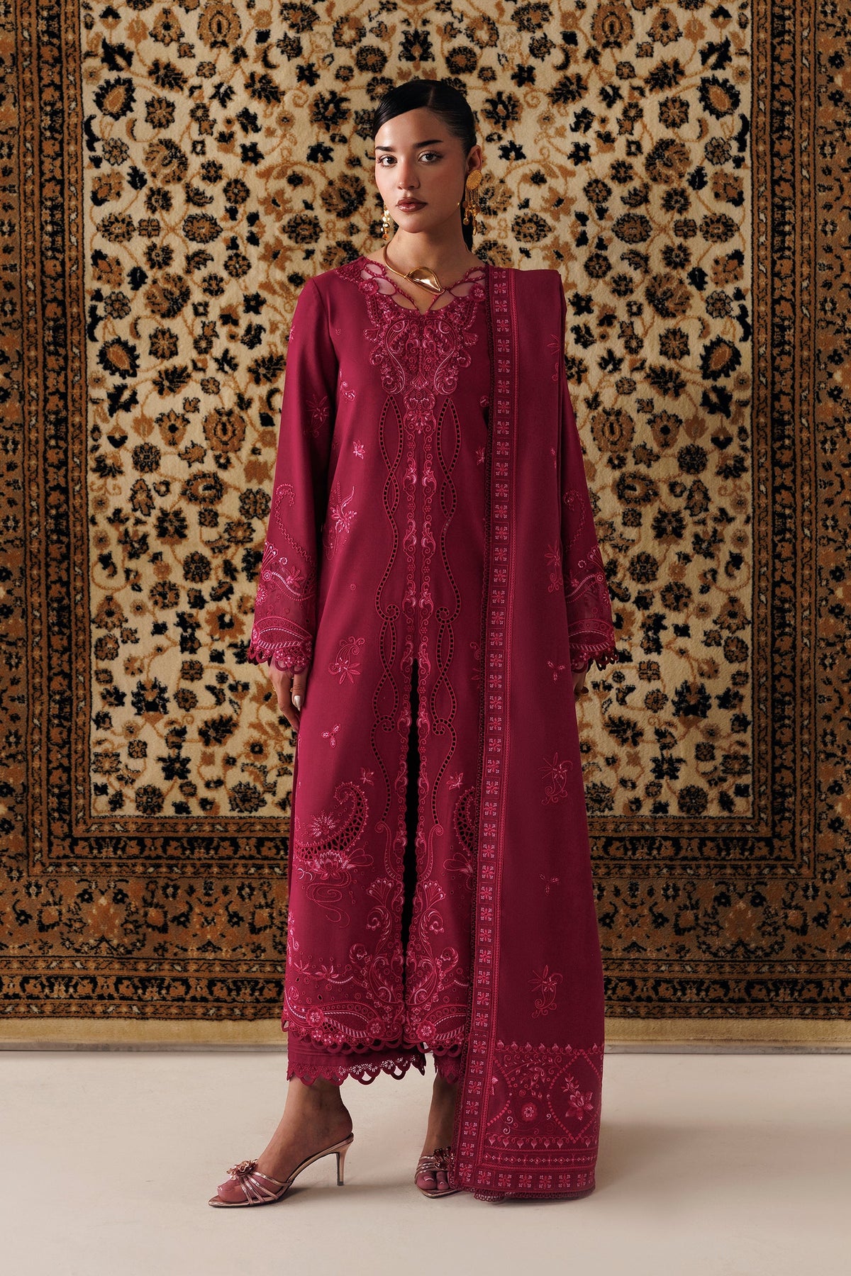 Qalamkar | Q Line Lilen Winter | QLW-02 ALEENA