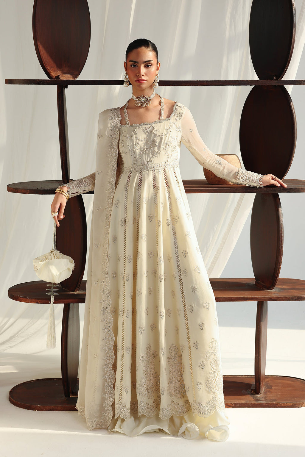Qalamkar | Chiffon Festive 26 | QCC-07 AMERA