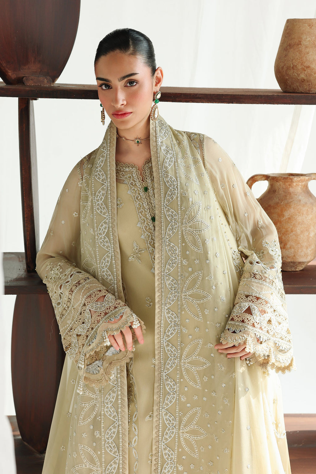 Qalamkar | Chiffon Festive 26 | QCC-01 DEENA