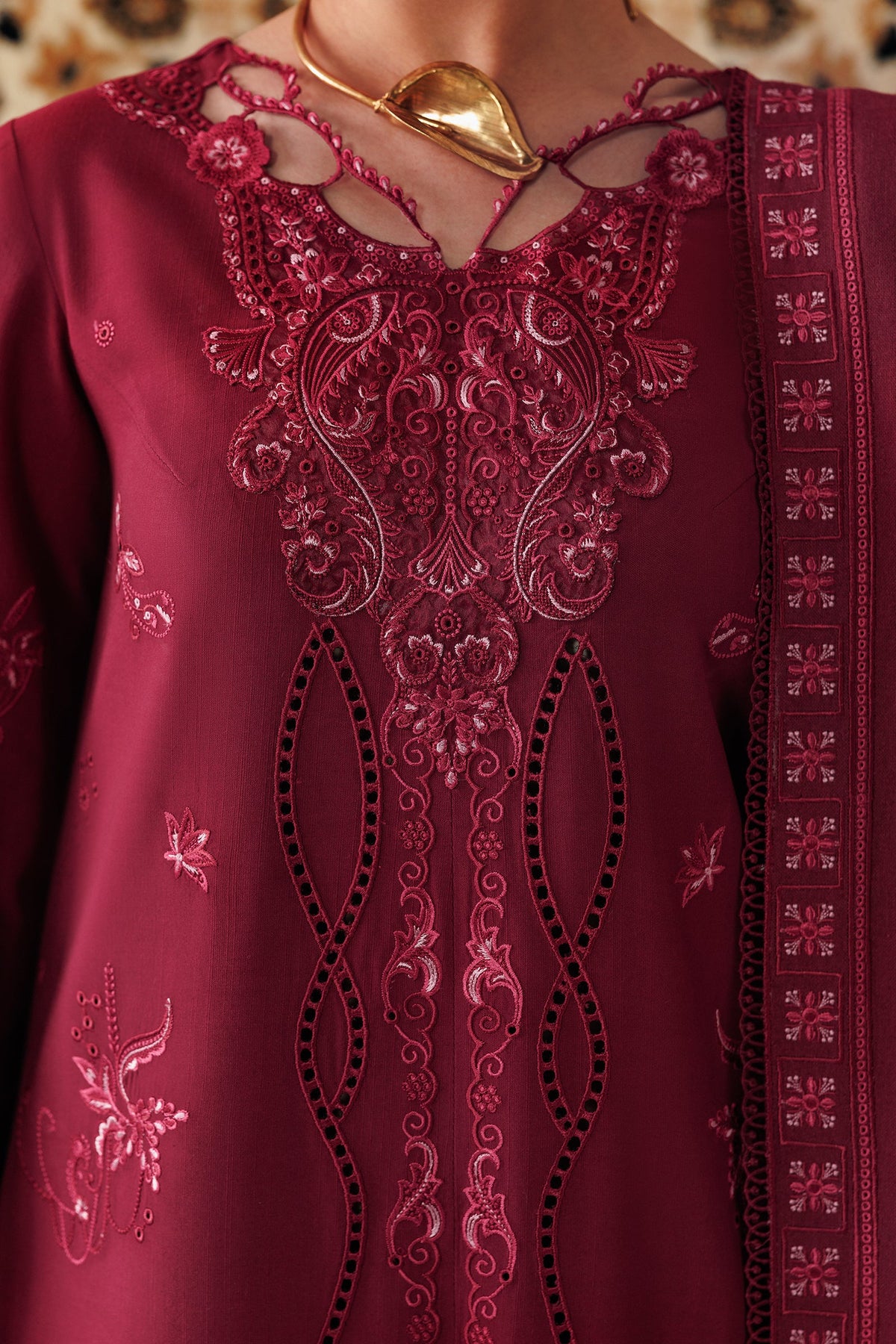 Qalamkar | Q Line Lilen Winter | QLW-02 ALEENA