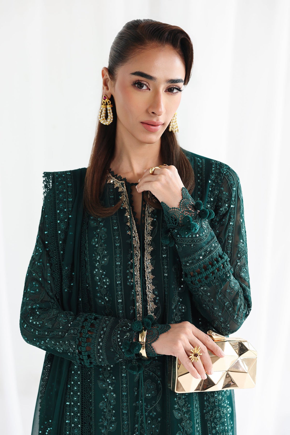 Qalamkar | Chiffon Festive 26 | QCC-05 JANAAN