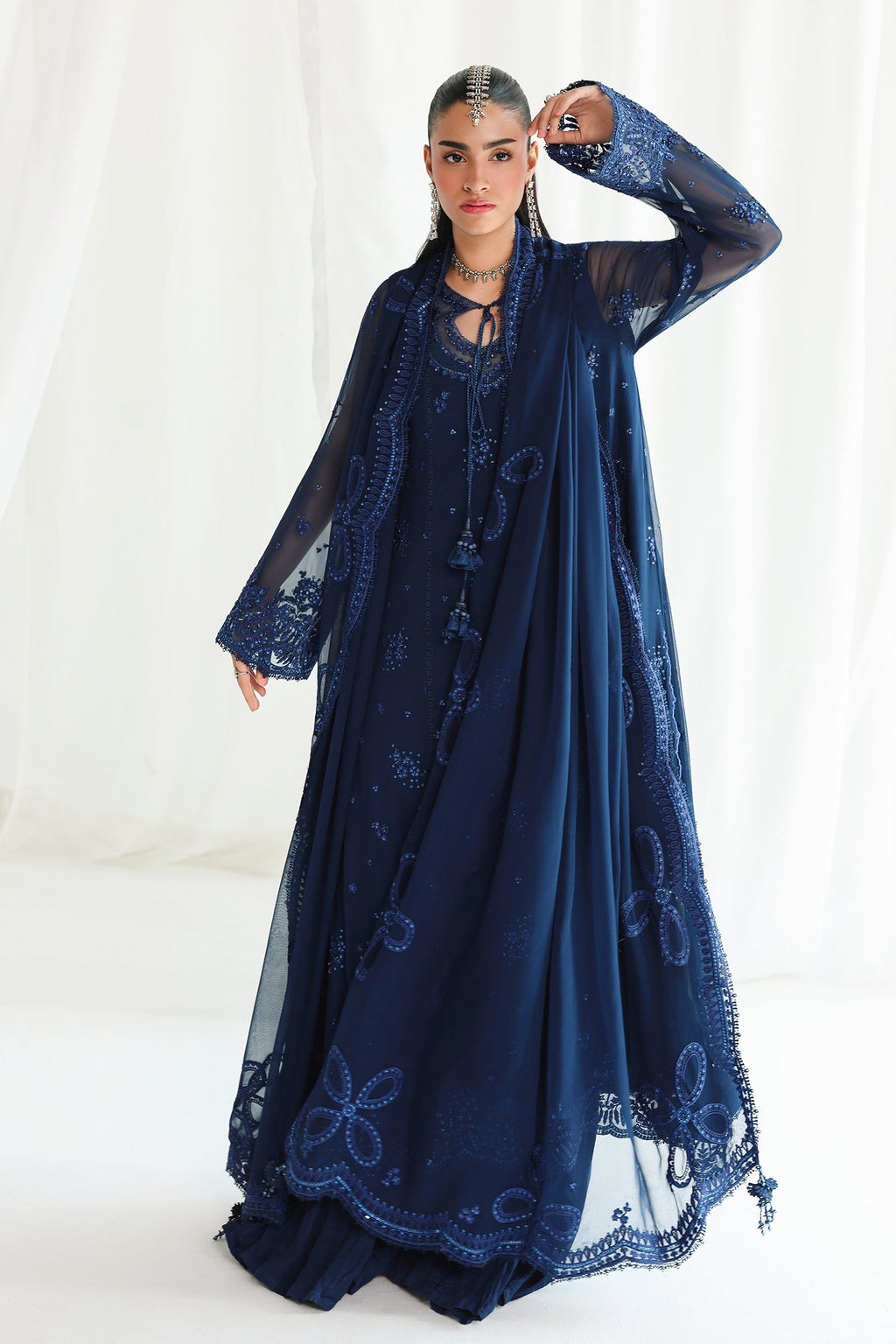 Qalamkar | Chiffon Festive 26 | QCC-02 SHIREEN