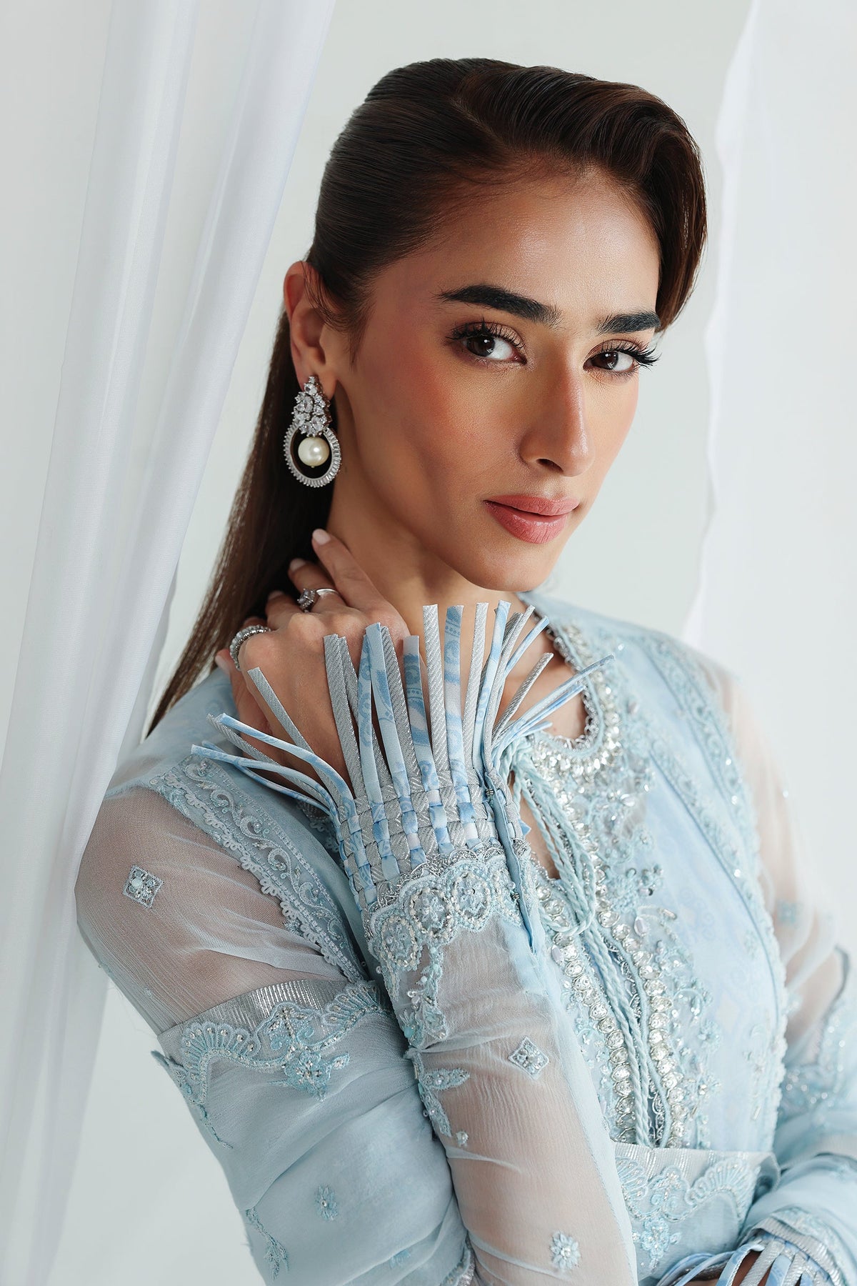 Qalamkar | Chiffon Festive 26 | QCC-08 SONA