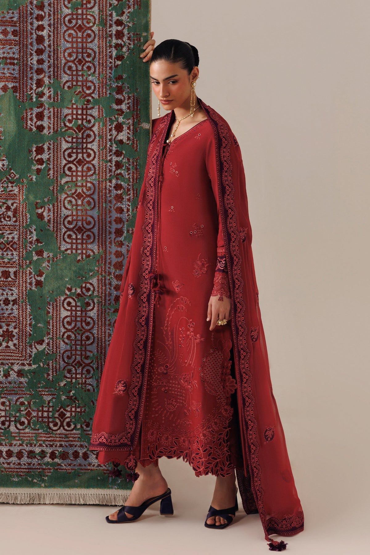 Qalamkar | Q Line Lilen Winter | QLW-03 ZAIRA