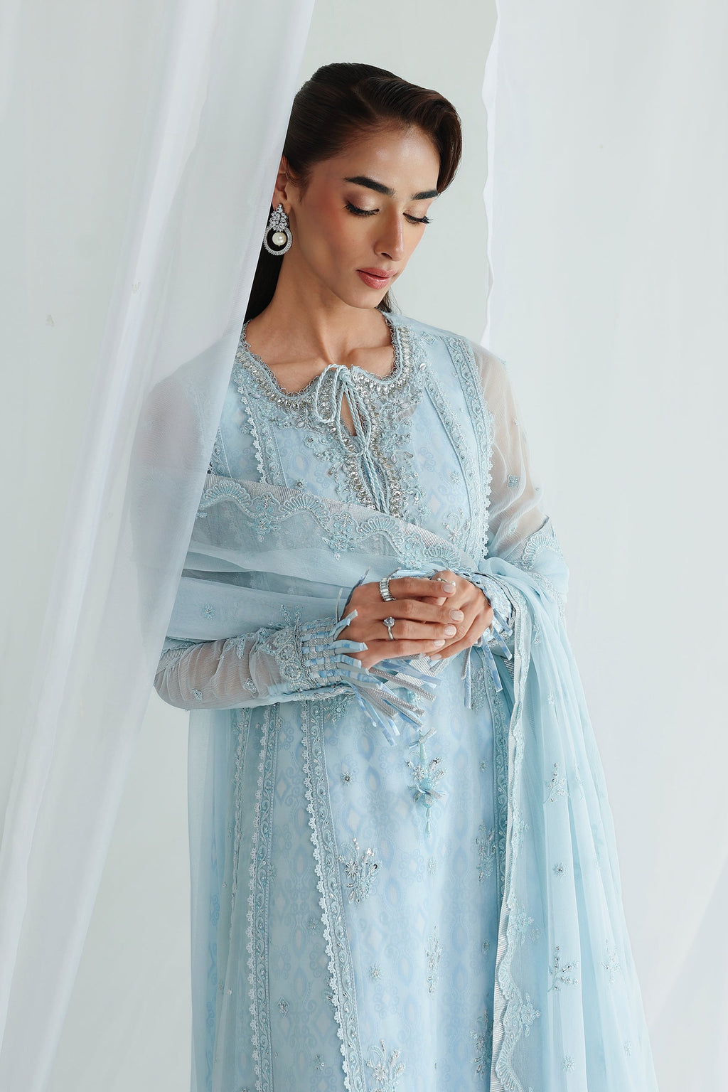 Qalamkar | Chiffon Festive 26 | QCC-08 SONA