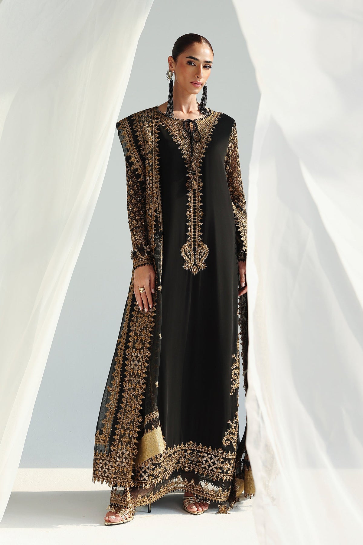 Qalamkar | Chiffon Festive 26 | QCC-06 WALIYA