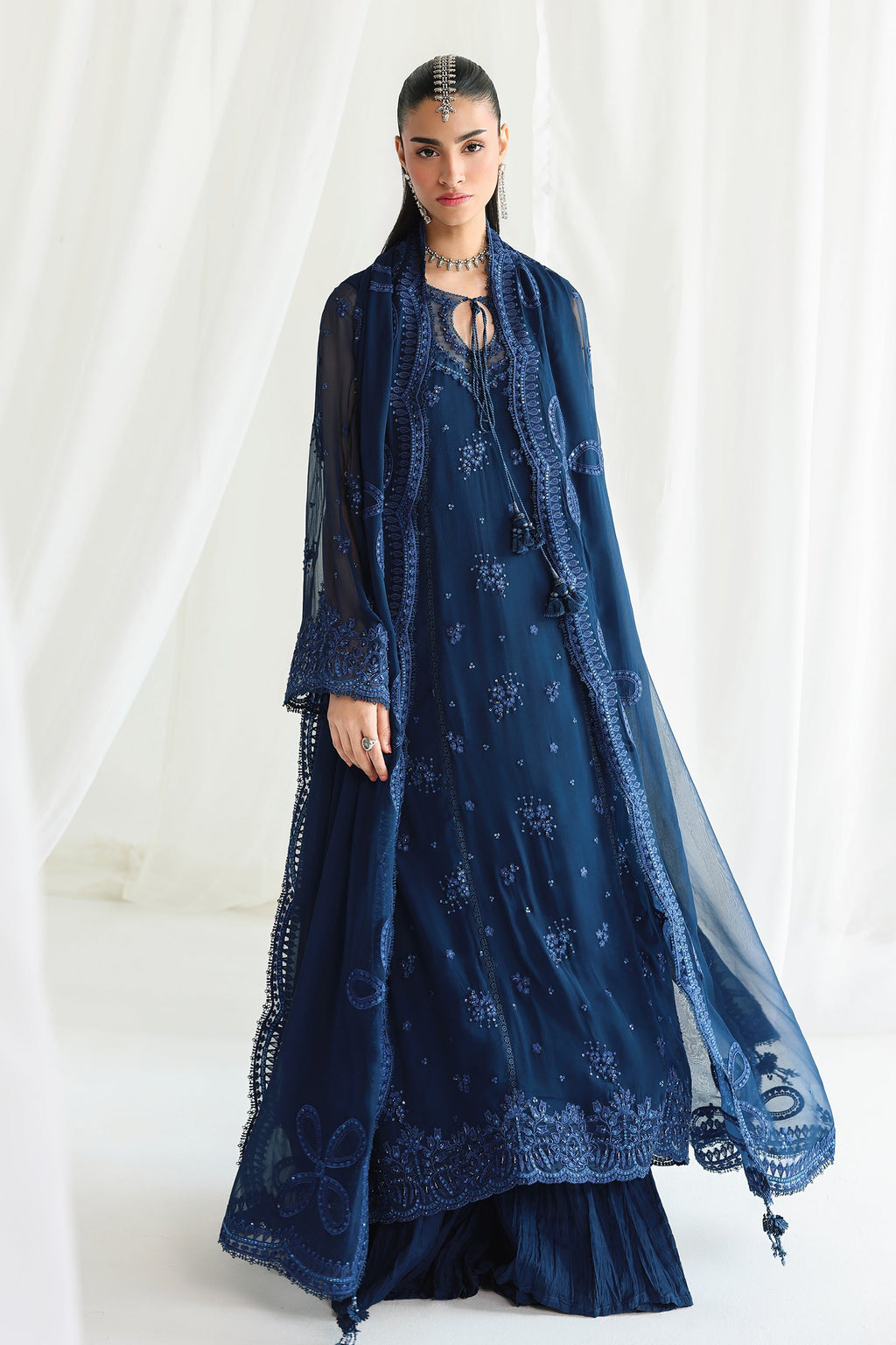 Qalamkar | Chiffon Festive 26 | QCC-02 SHIREEN