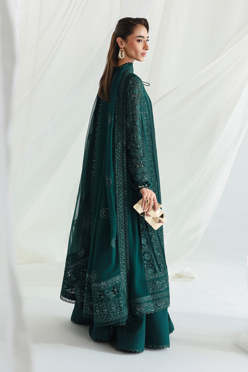 Qalamkar | Chiffon Festive 26 | QCC-05 JANAAN