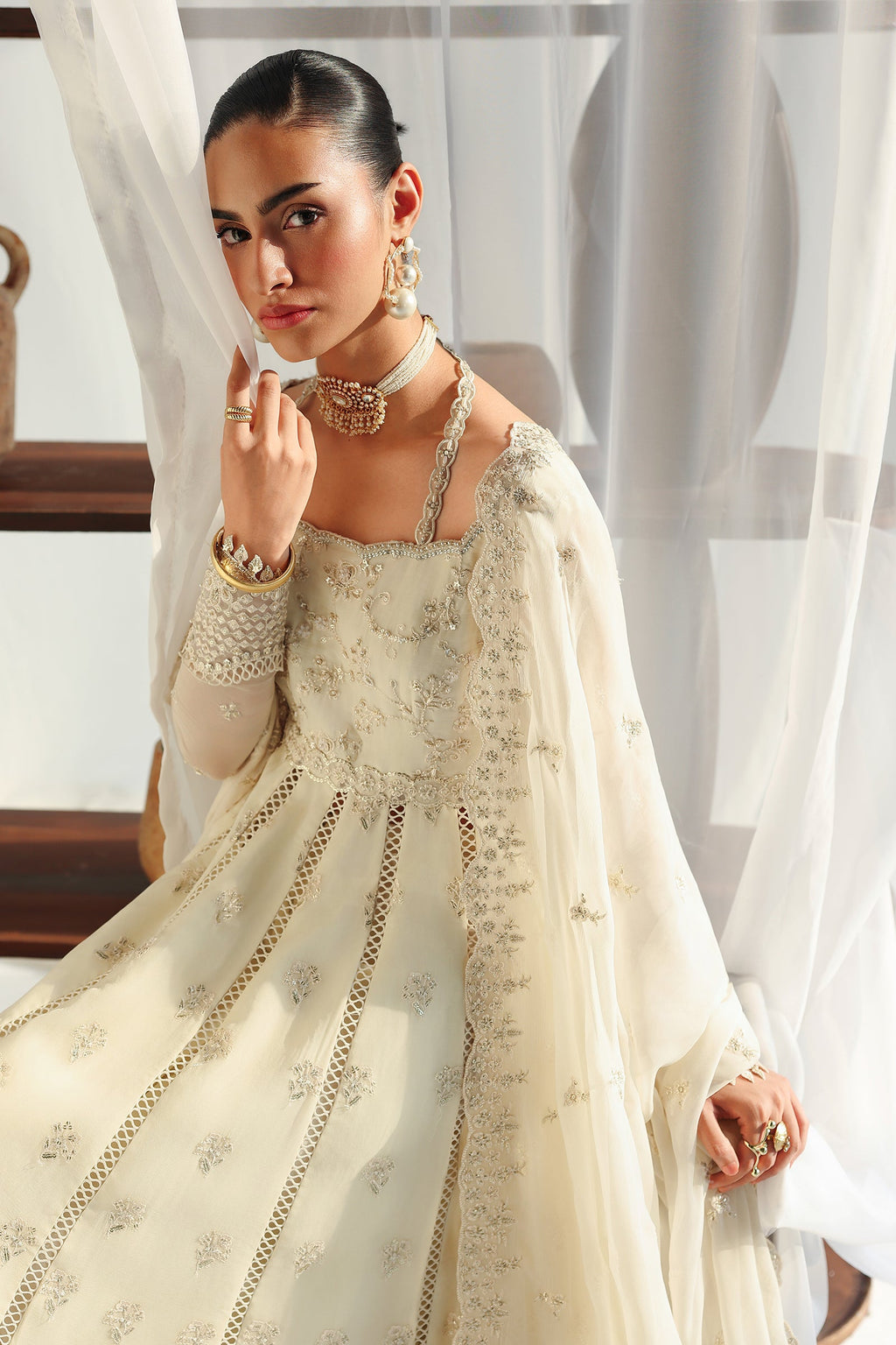 Qalamkar | Chiffon Festive 26 | QCC-07 AMERA
