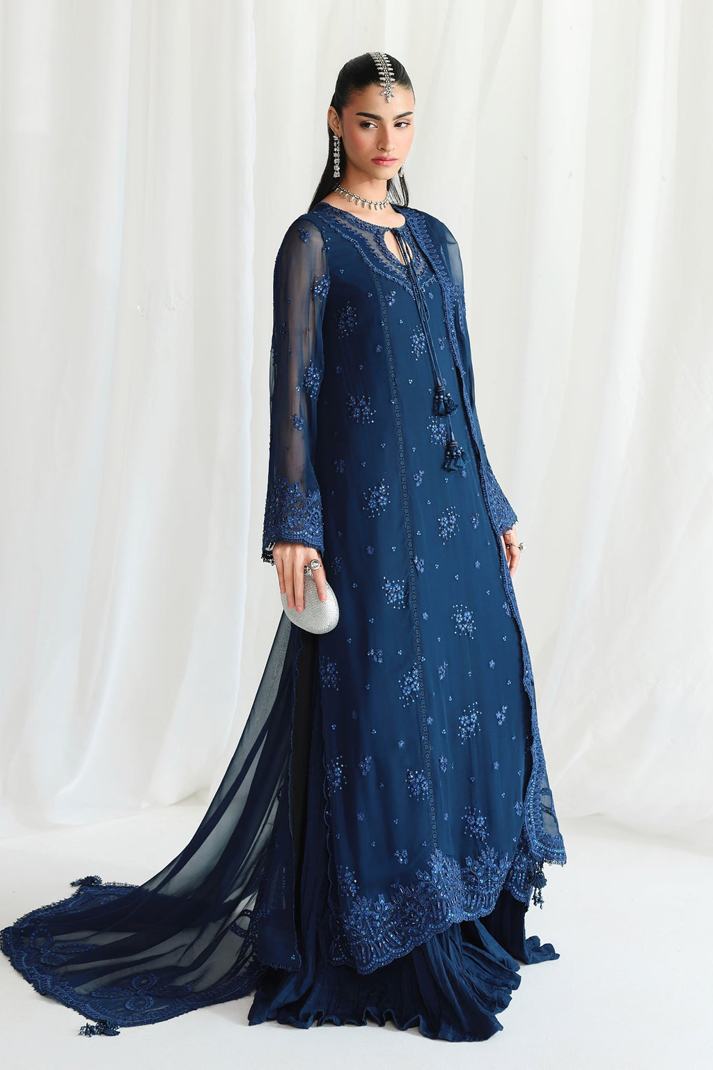 Qalamkar | Chiffon Festive 26 | QCC-02 SHIREEN