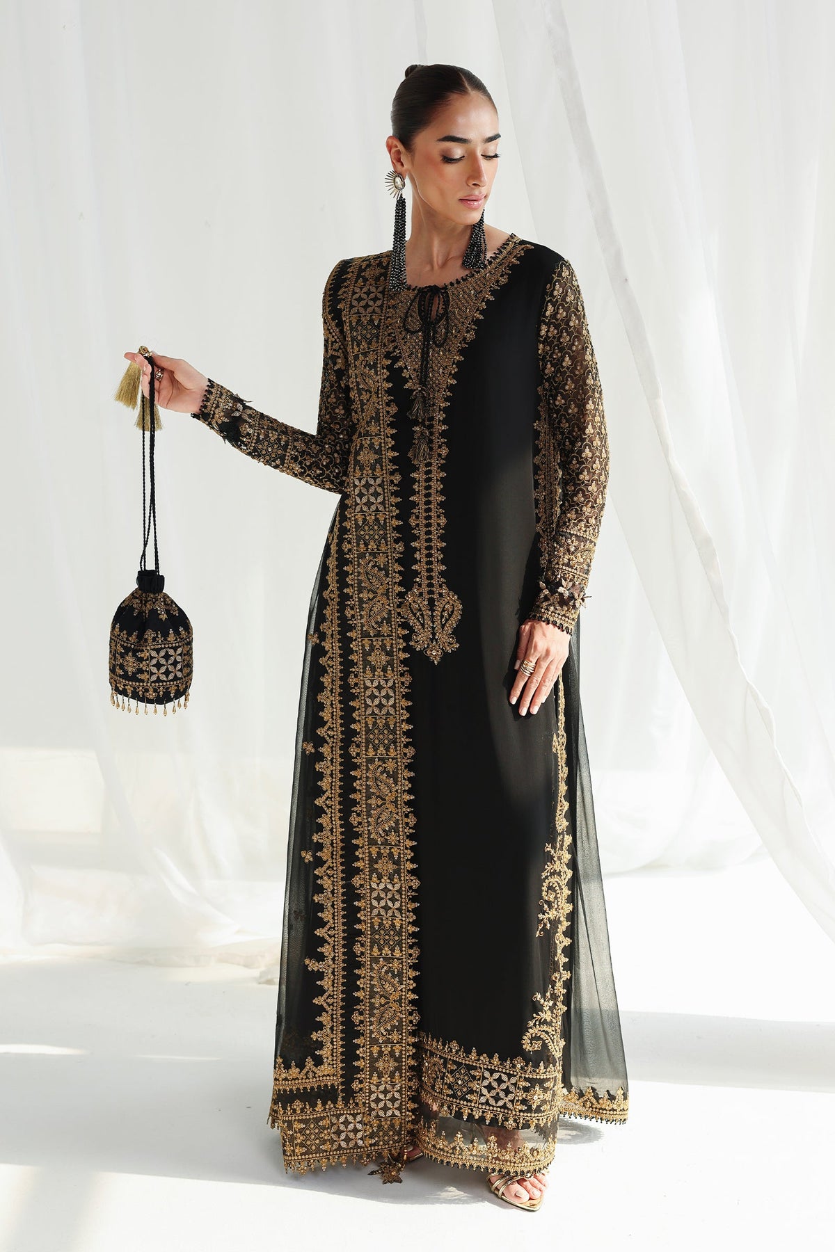 Qalamkar | Chiffon Festive 26 | QCC-06 WALIYA
