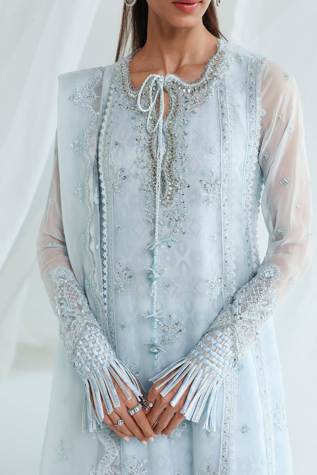 Qalamkar | Chiffon Festive 26 | QCC-08 SONA