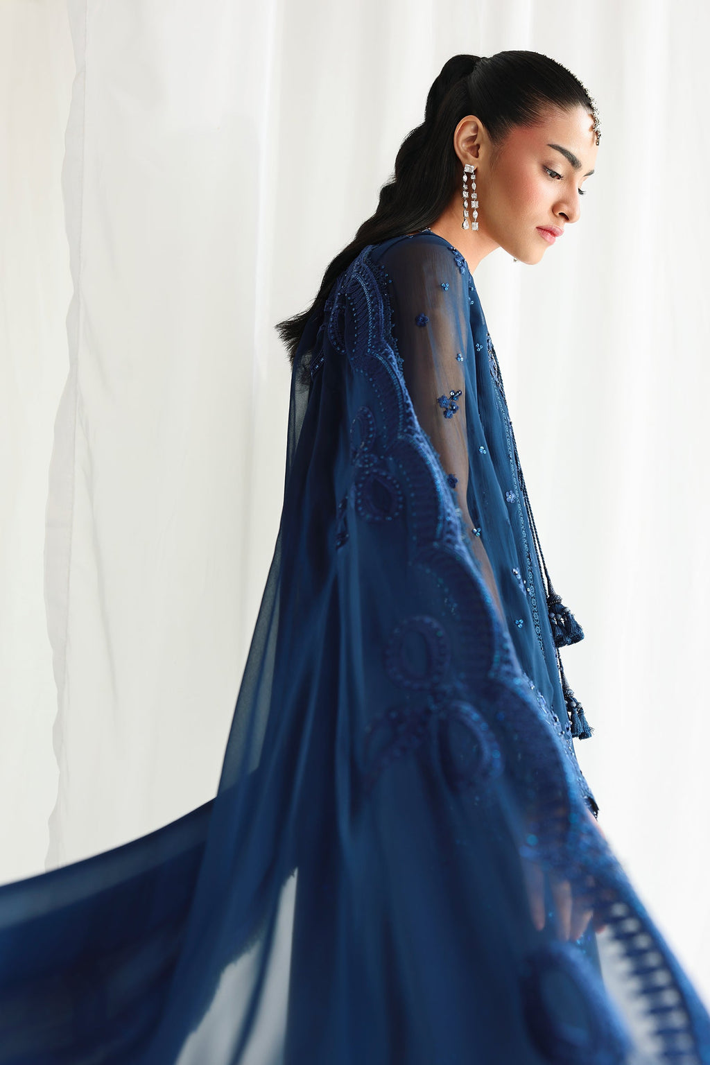Qalamkar | Chiffon Festive 26 | QCC-02 SHIREEN