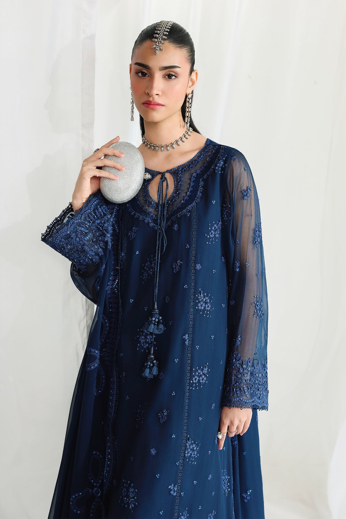 Qalamkar | Chiffon Festive 26 | QCC-02 SHIREEN