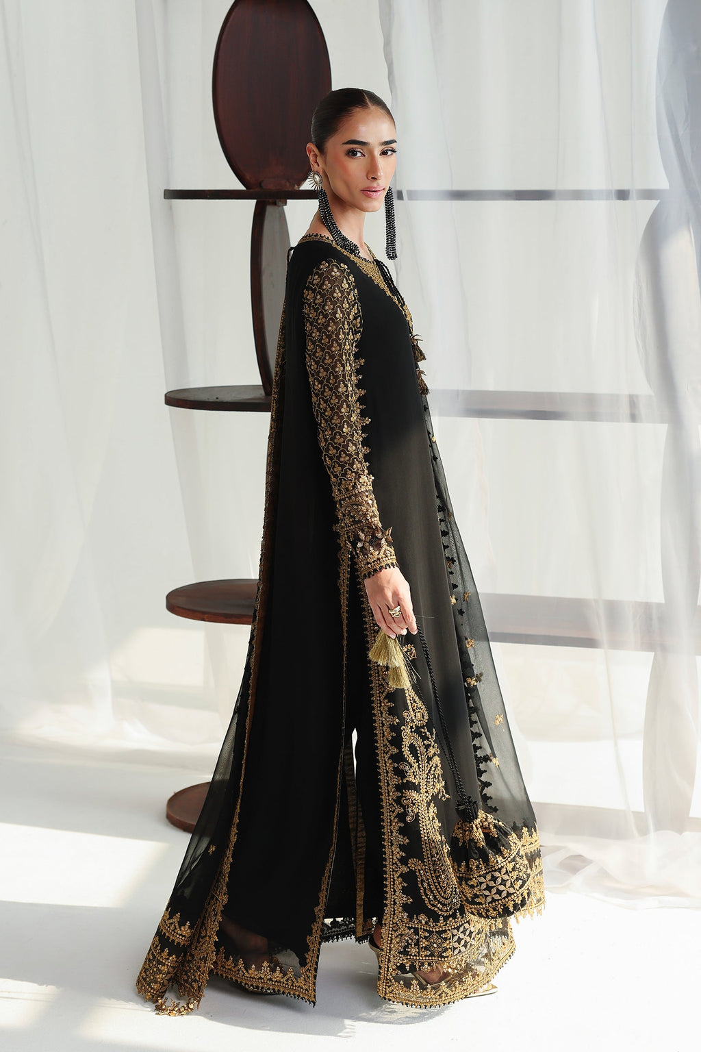 Qalamkar | Chiffon Festive 26 | QCC-06 WALIYA