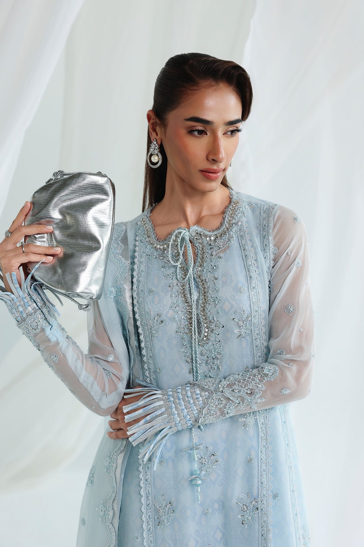 Qalamkar | Chiffon Festive 26 | QCC-08 SONA