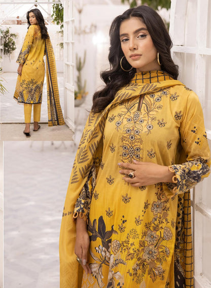 Shaista | Embroidered Lawn | Heer