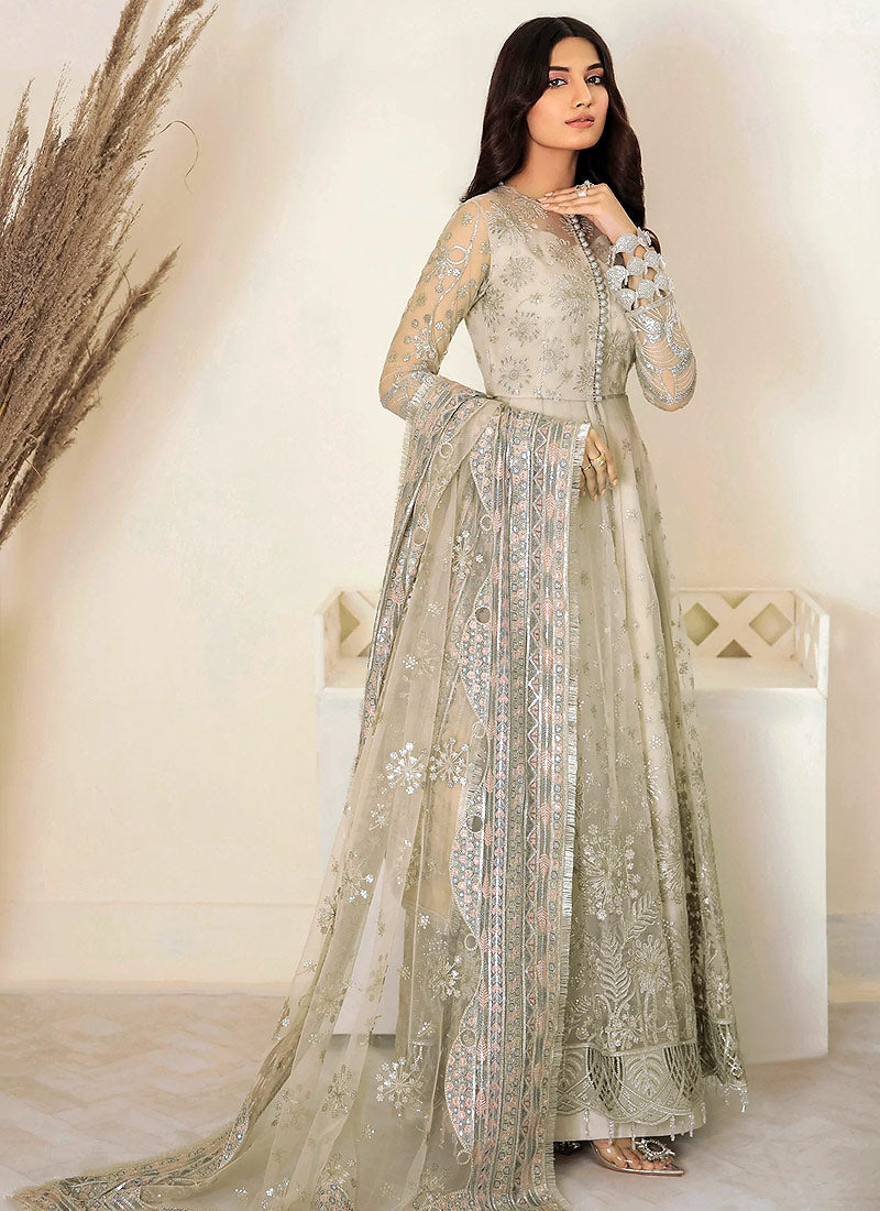 Jazmin | Embroidered Net UN-4001