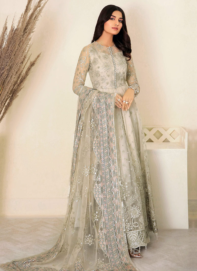 Jazmin | Embroidered Net UN-4001