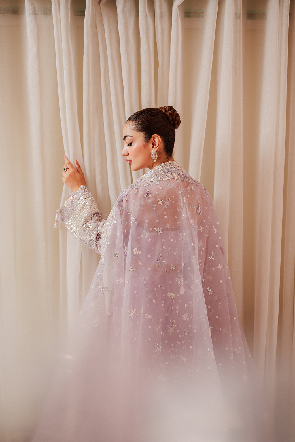 Emaan Adeel | Starlit Jewels Chiffon | Lapis