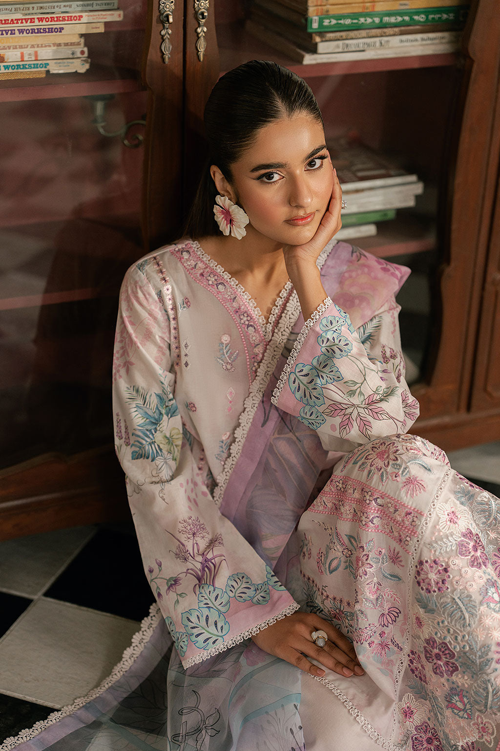 Ramsha | Mashaal Luxury Lawn VOl 16 | L-1610