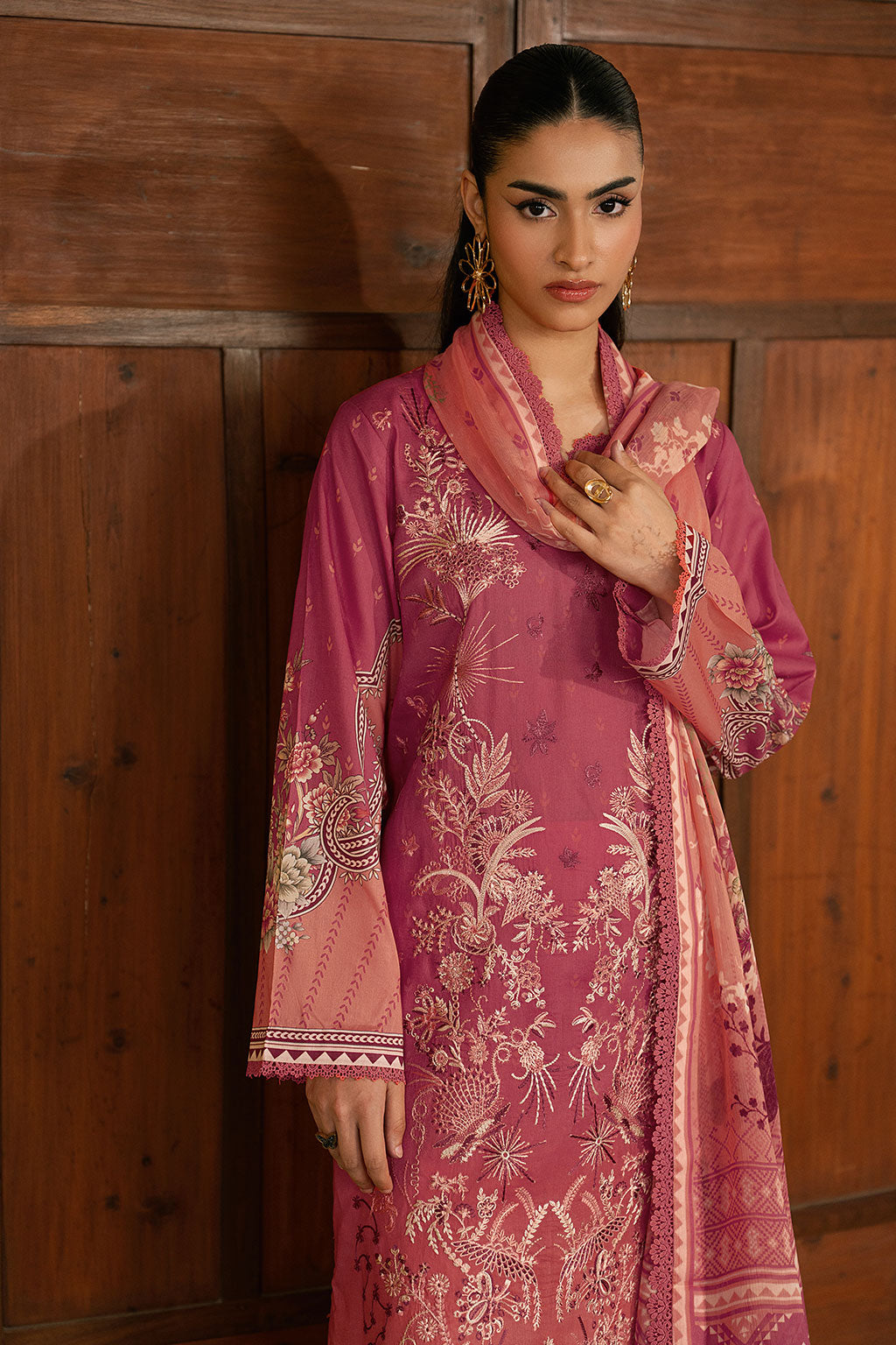 Ramsha | Mashaal Luxury Lawn VOl 16 | L-1611