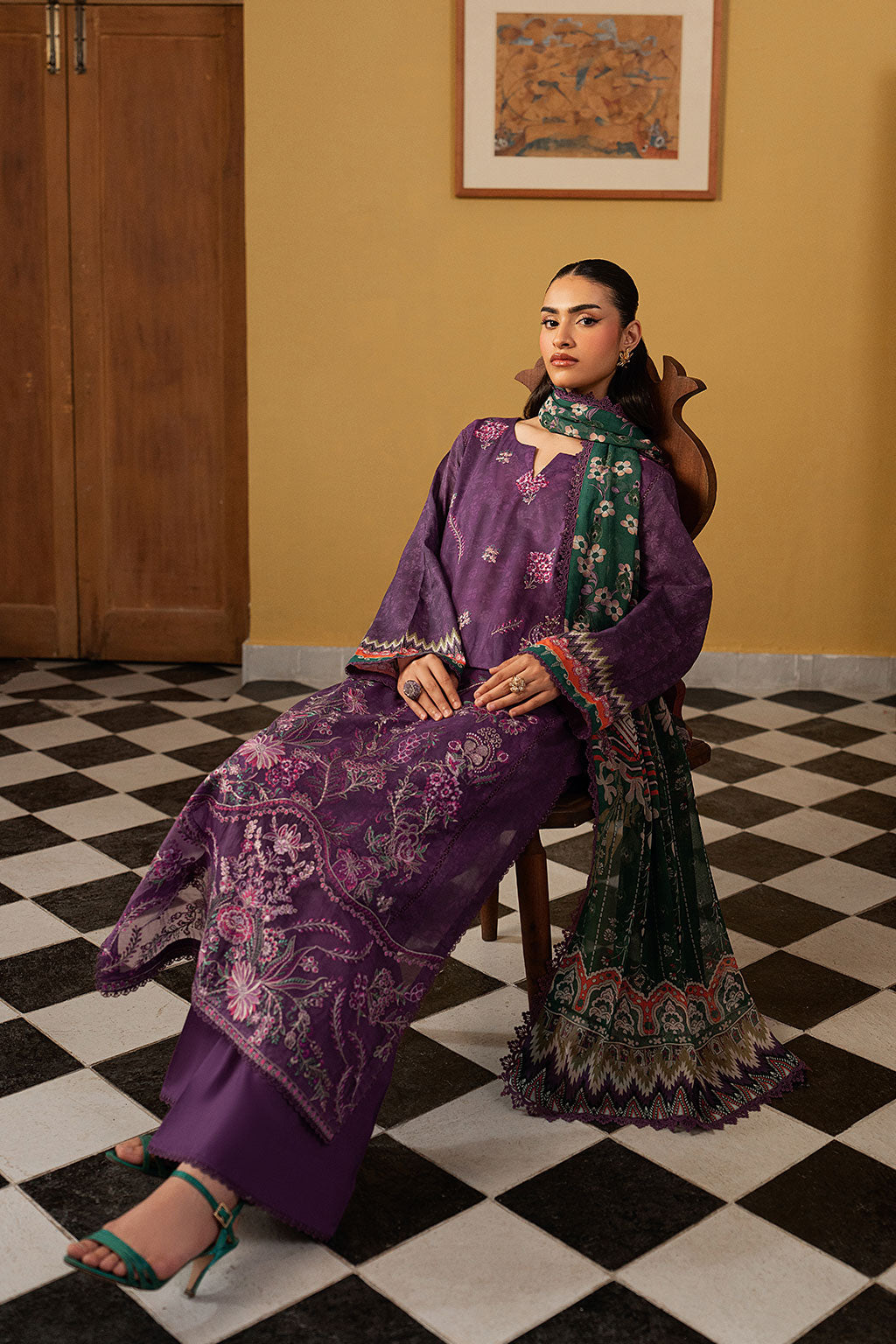 Ramsha | Mashaal Luxury Lawn VOl 16 | L-1605