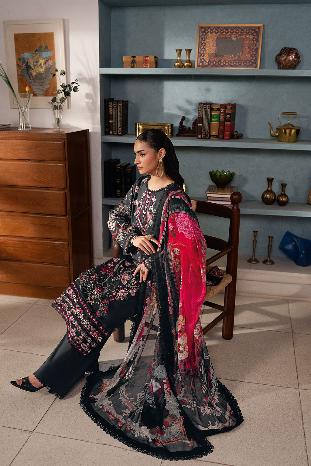 Ramsha | Mashaal Luxury Lawn VOl 16 | L-1603