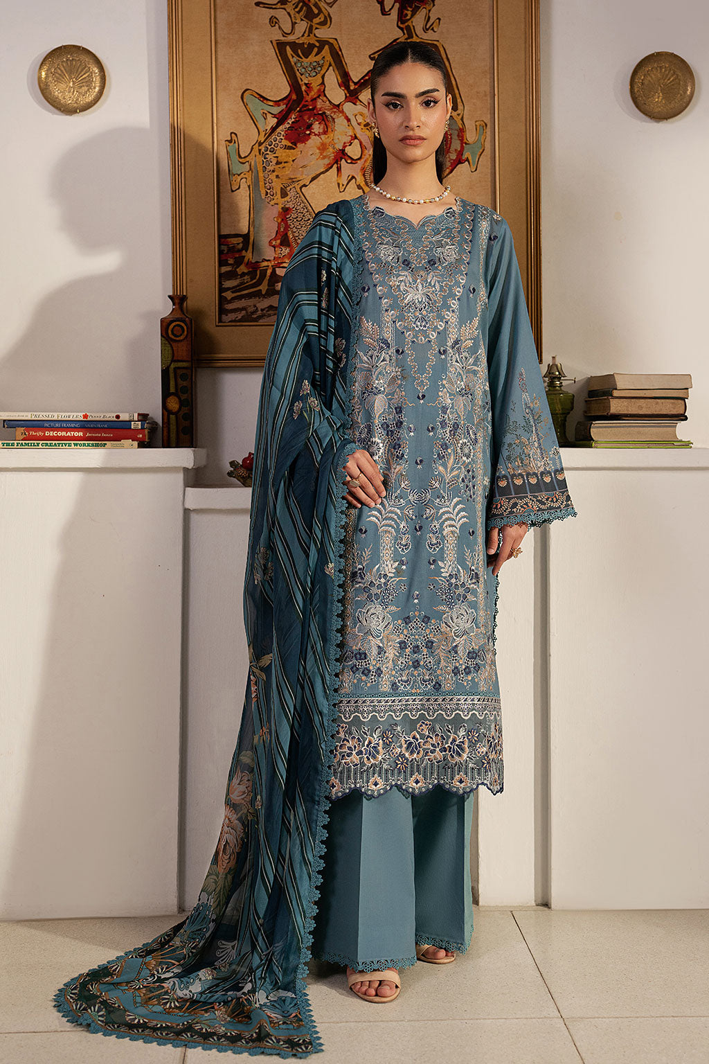 Ramsha | Mashaal Luxury Lawn VOl 16 | L-1601