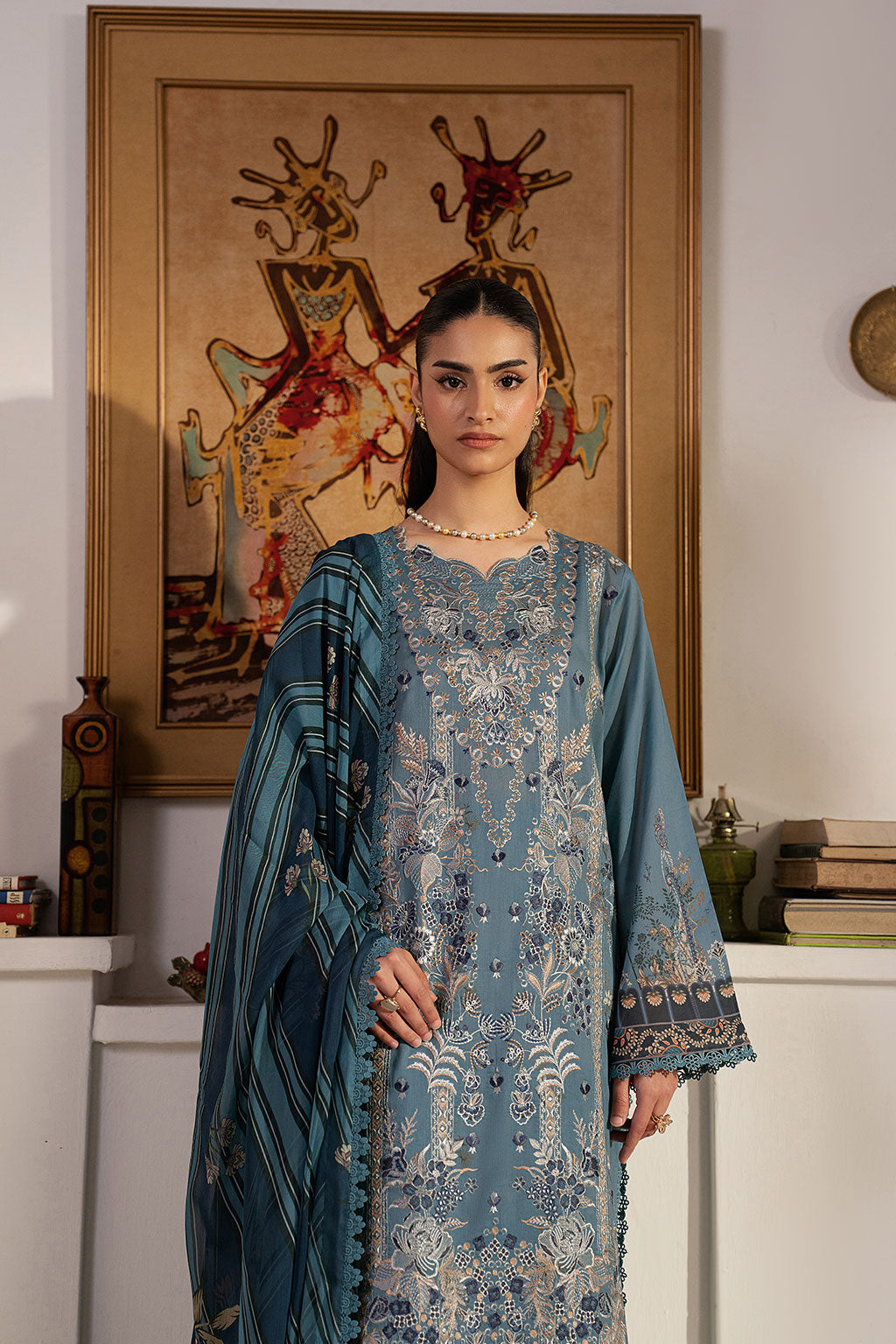 Ramsha | Mashaal Luxury Lawn VOl 16 | L-1601