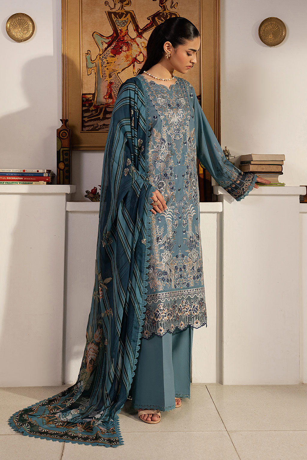 Ramsha | Mashaal Luxury Lawn VOl 16 | L-1601