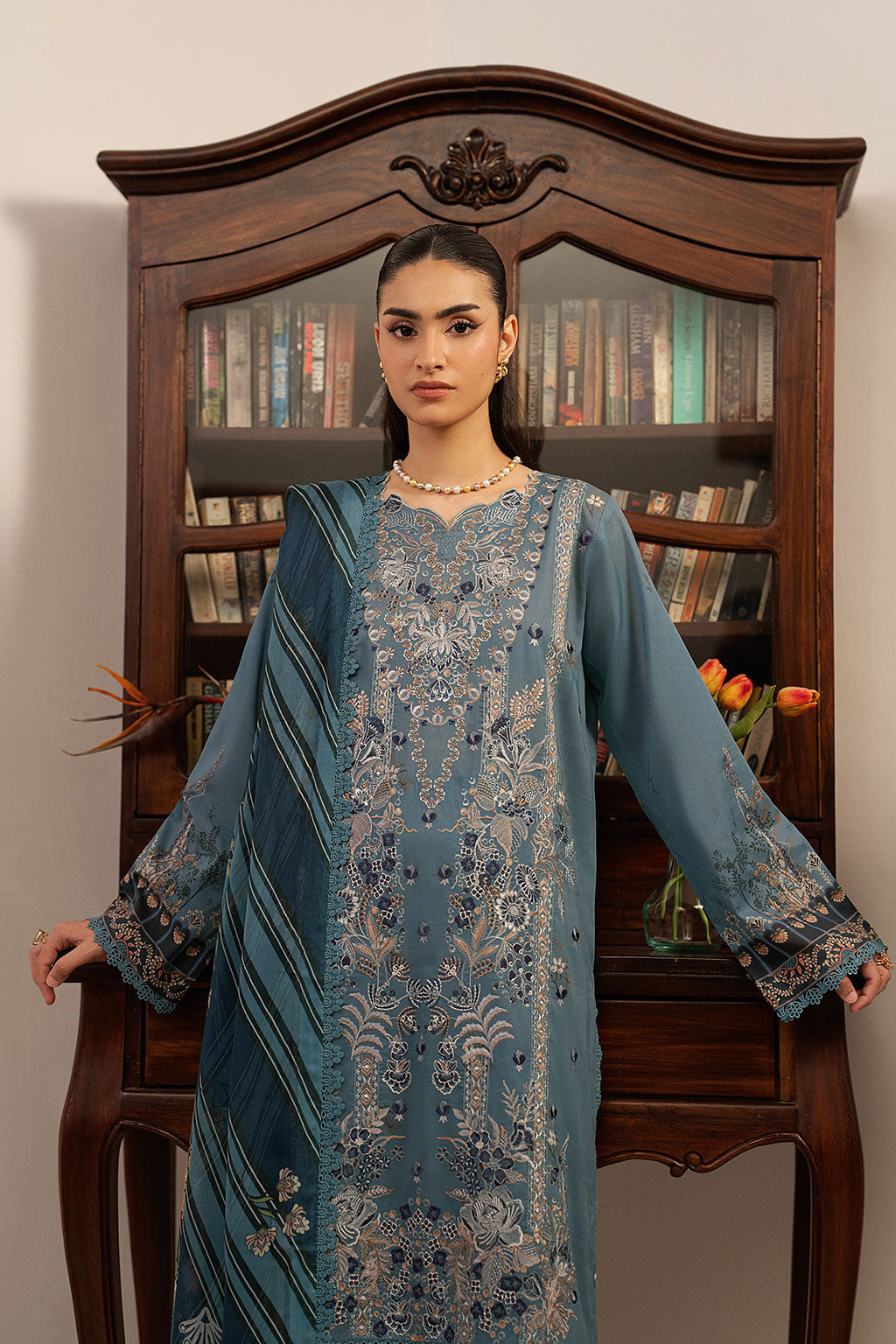 Ramsha | Mashaal Luxury Lawn VOl 16 | L-1601