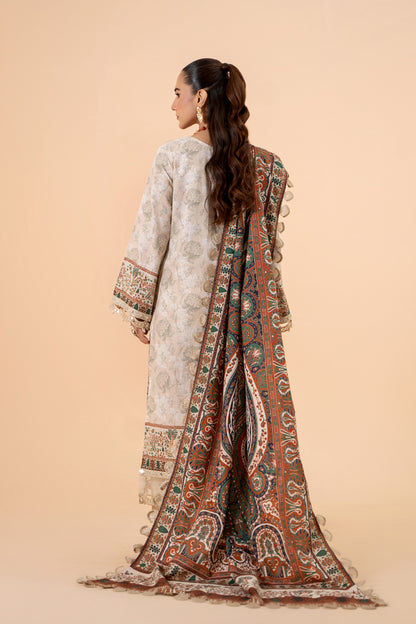 Mausummery | Khaddar 3 Piece | Gardenia