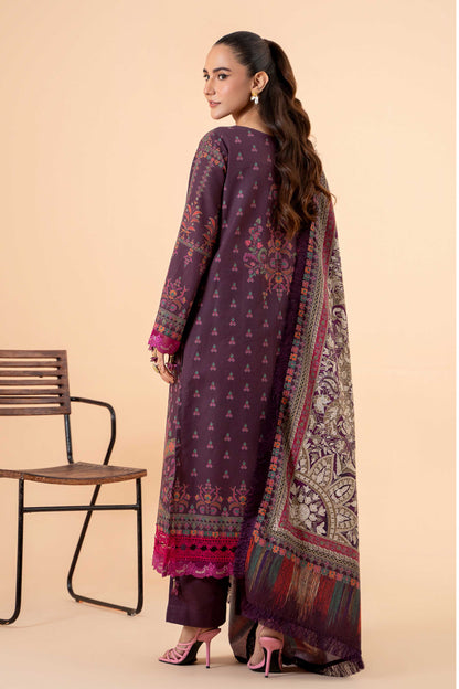 Mausummery | Khaddar 3 Piece | Aster