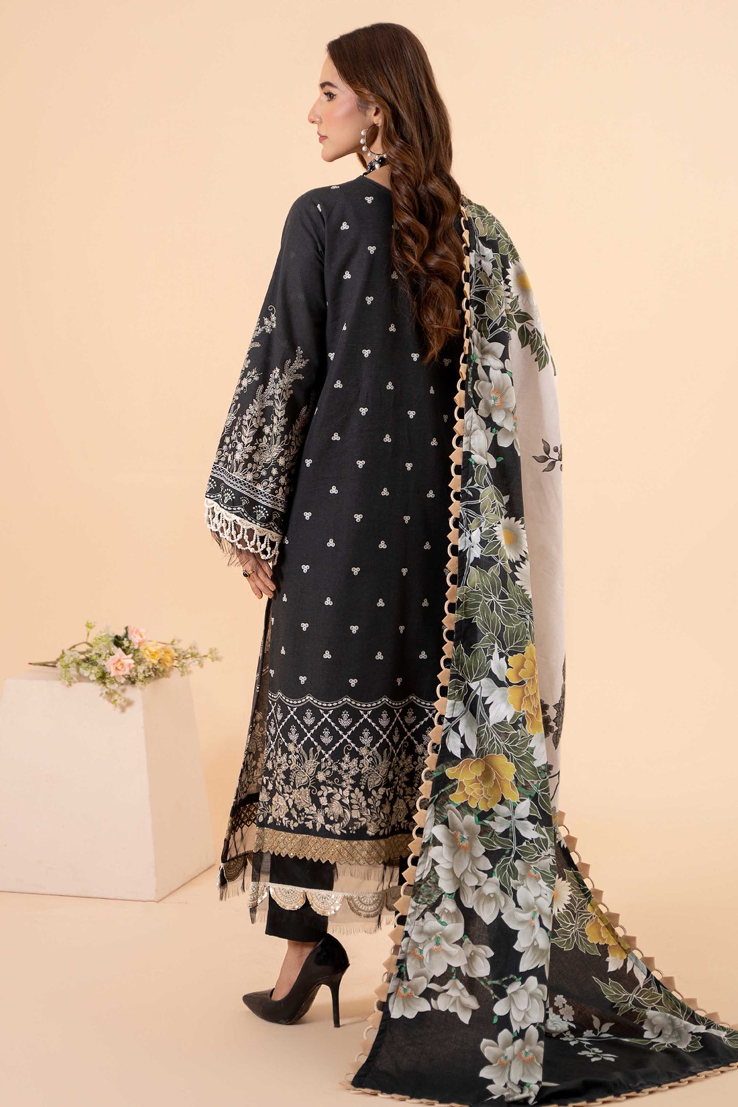 Mausummery | Khaddar 3 Piece | Alyssa