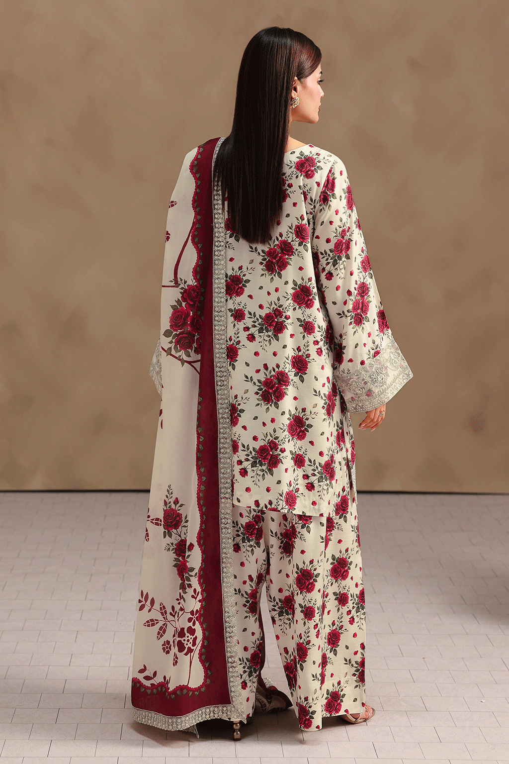 Ramsha | Naqsh Embroidered Rawsilk | RS-203