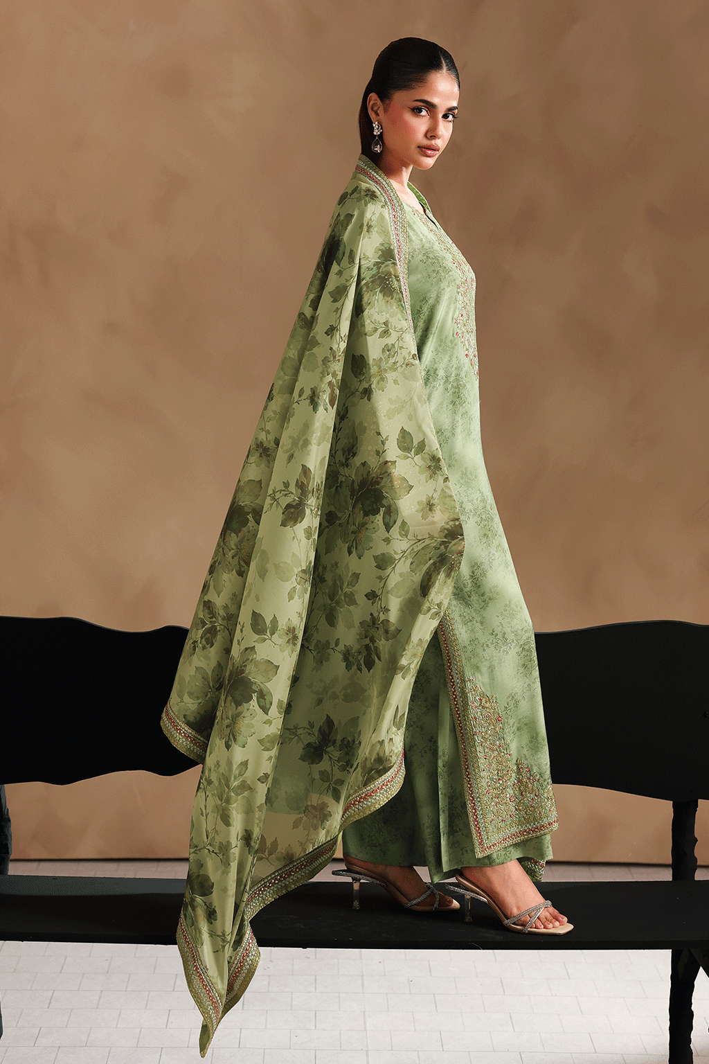 Ramsha | Naqsh Embroidered Rawsilk | RS-201