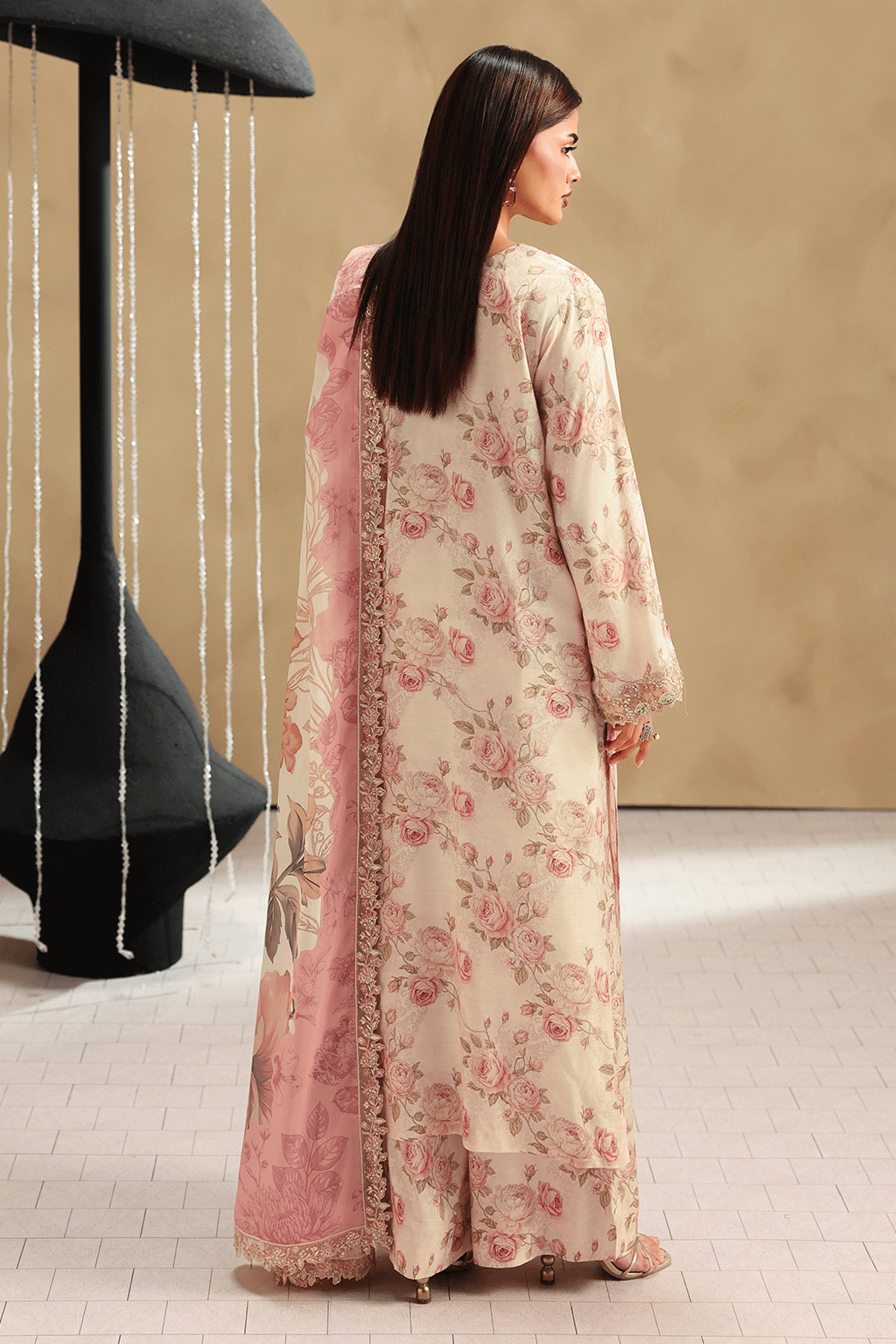 Ramsha | Naqsh Embroidered Rawsilk | RS-205