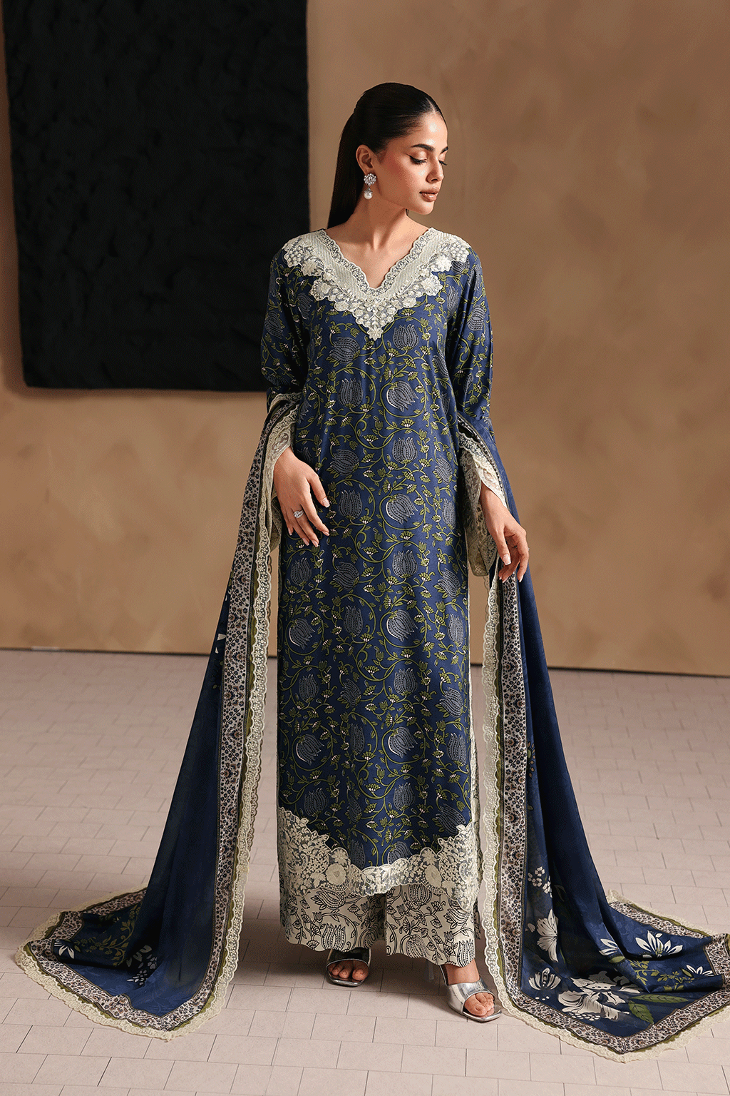 Ramsha | Naqsh Embroidered Rawsilk | RS-204