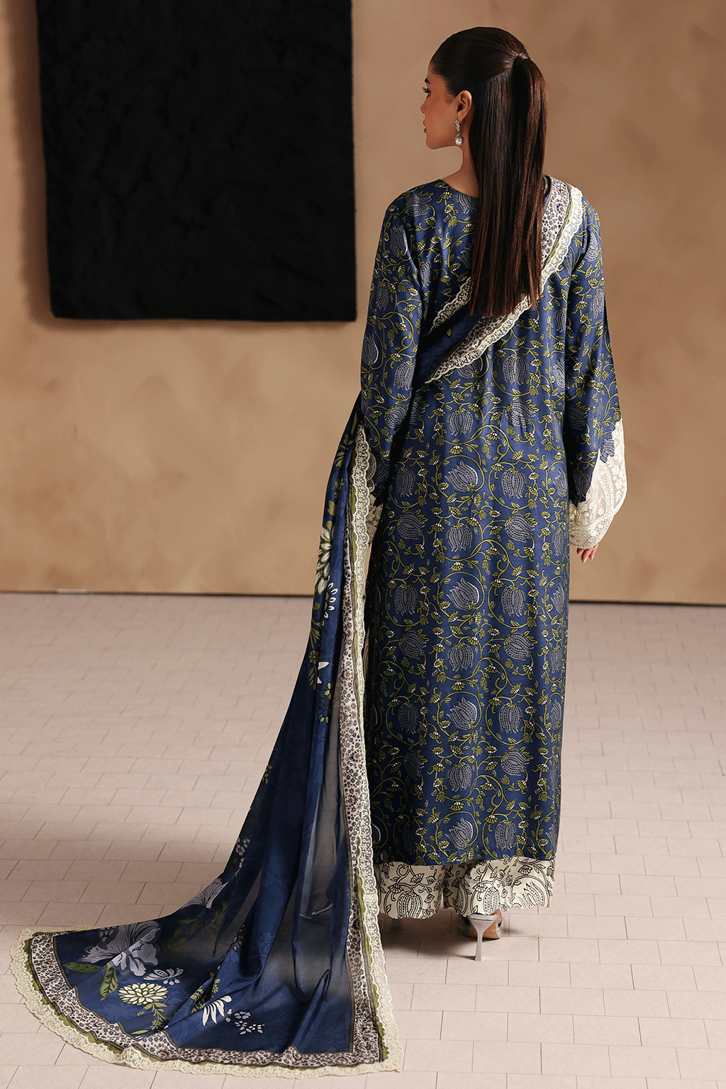 Ramsha | Naqsh Embroidered Rawsilk | RS-204