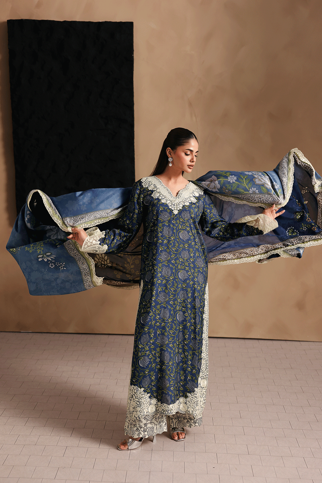 Ramsha | Naqsh Embroidered Rawsilk | RS-204