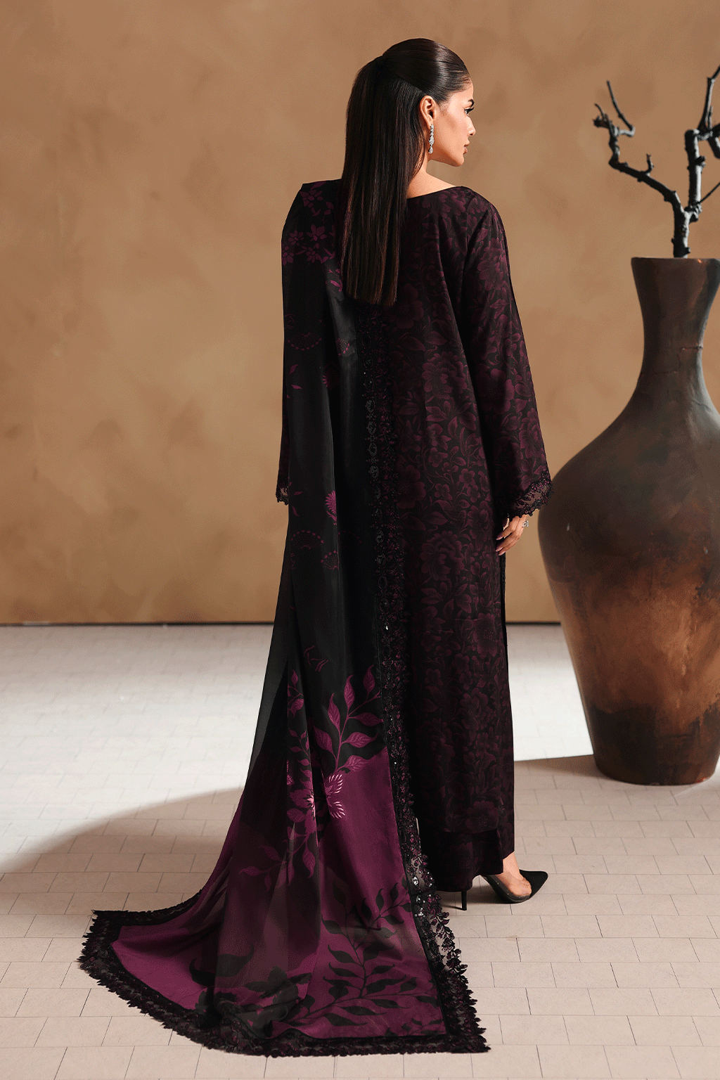 Ramsha | Naqsh Embroidered Rawsilk | RS-202
