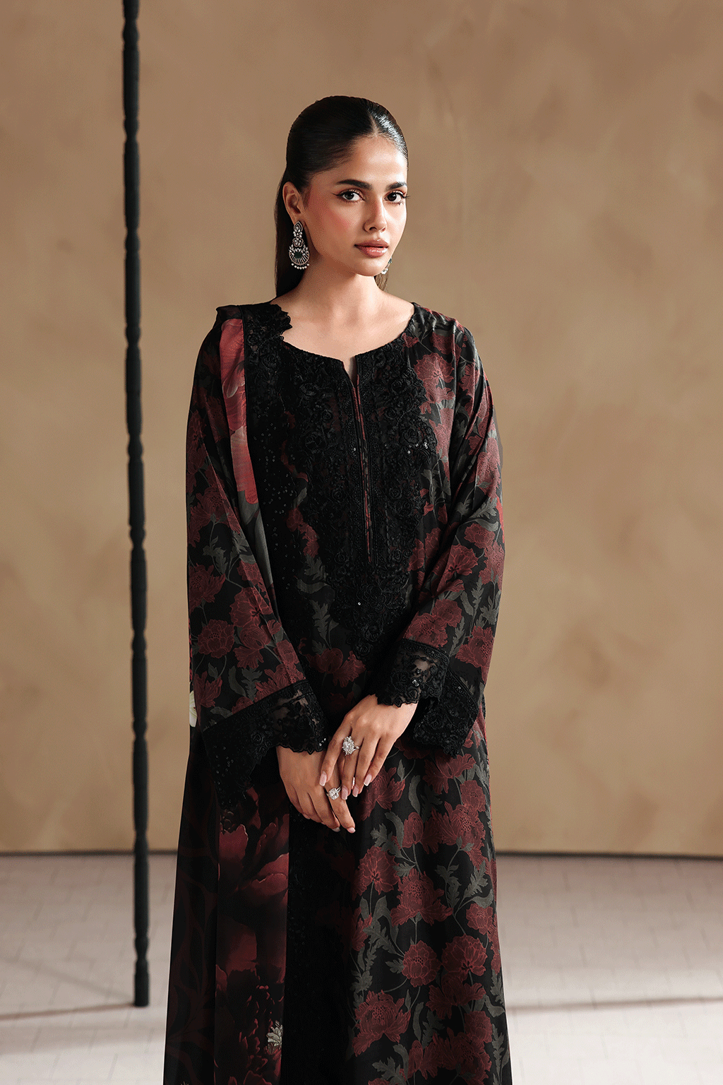 Ramsha | Naqsh Embroidered Rawsilk | RS-208