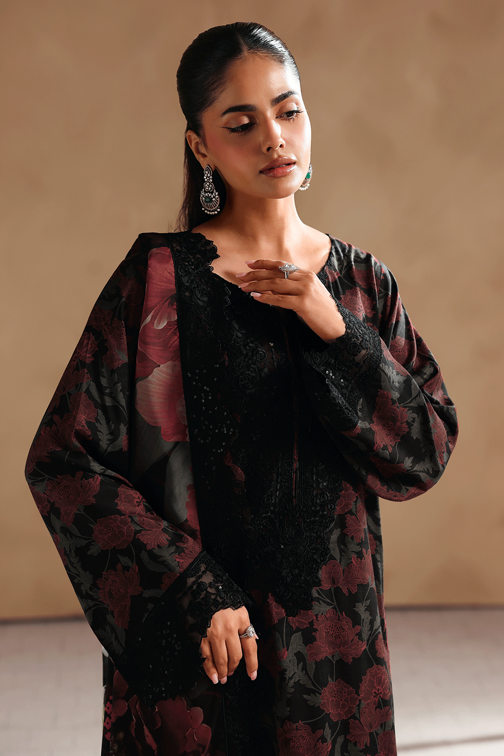 Ramsha | Naqsh Embroidered Rawsilk | RS-208